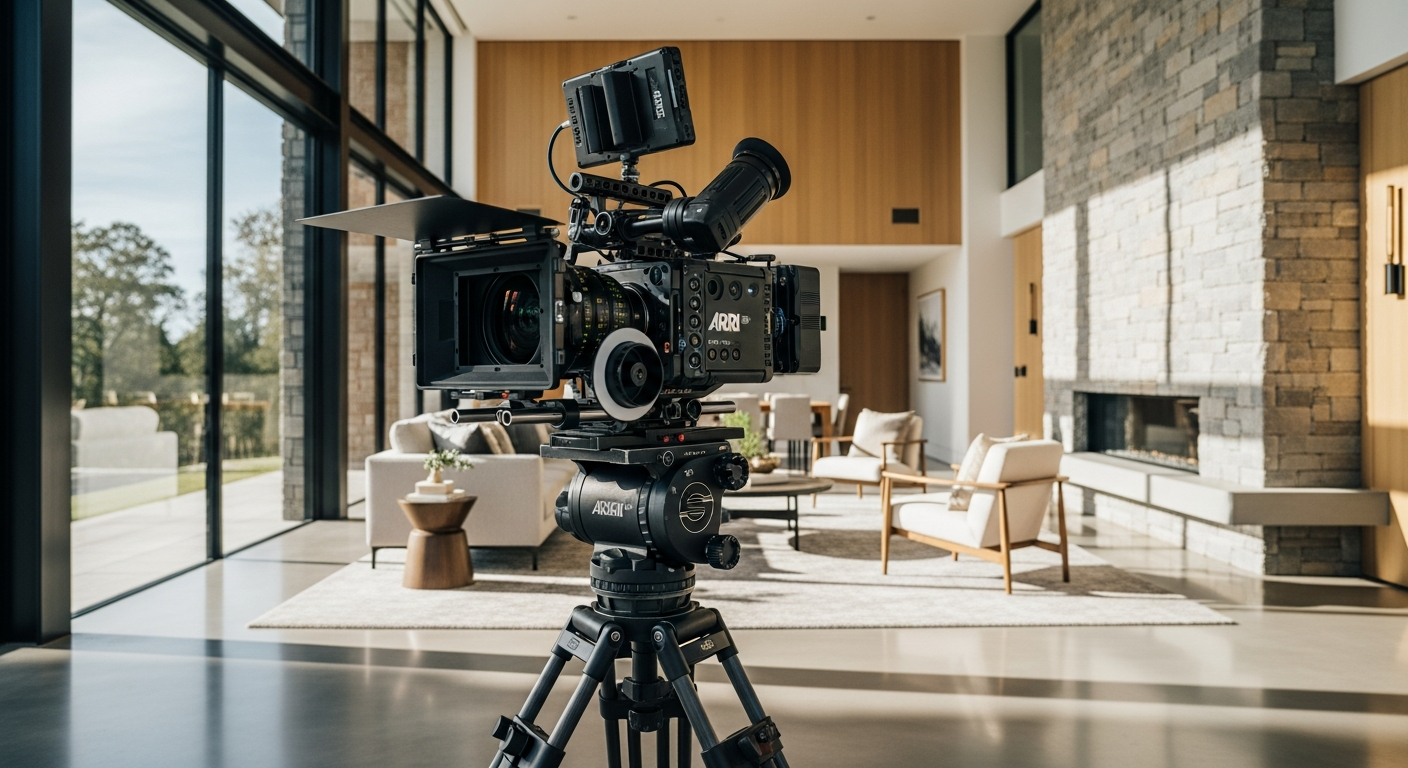 Real estate agent creating video content